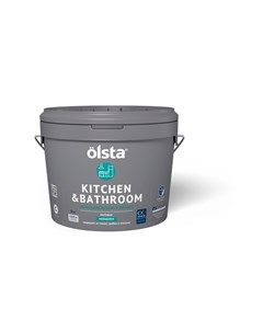 Краска для кухонь и ванных Kitchen bathroom База C 9 0 л только под колеровку Olsta