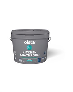 Краска для кухонь и ванных Kitchen bathroom База A 9 0 л Olsta