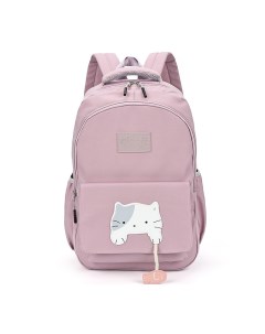 Рюкзак школьный Cat07 для девочки розовый Rafl