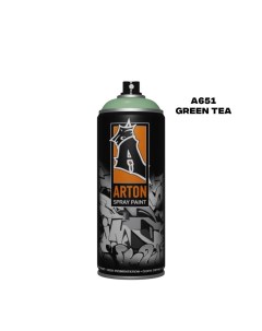 Аэрозольная краска A651 Green Tea 520мл серо зеленый Arton