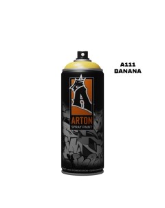 Аэрозольная краска A111 Banana 520мл желтый Arton