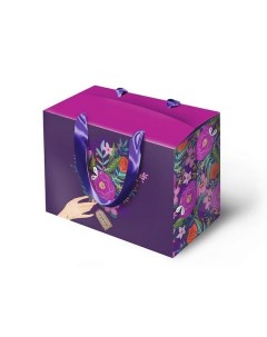 Пакет коробка подарочный 20 х 27 см Арт Дизайн Арт и дизайн