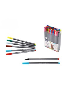 Набор капиллярных ручек линеров для рисования Vivo Line M 5369 48 48 цветов Mazari