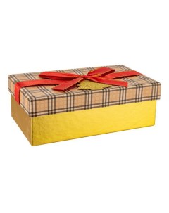 Коробка подарочная 17 х 10 х 6 см в ассортименте Снежное кружево