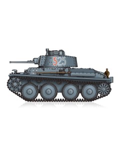 Сборная модель Немецкий лёгкий танк PzKpfw 38t Ausf E F 82956 Hobbyboss