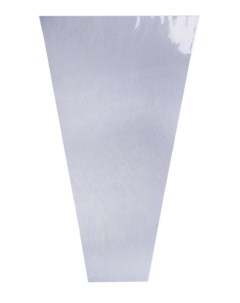 Пакет подарочный 35 х 60 см Декор конусный прозрачный Азалия