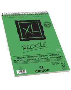 Альбом на спирали для графики XL Recycle 29 7х42см 50 листов Canson