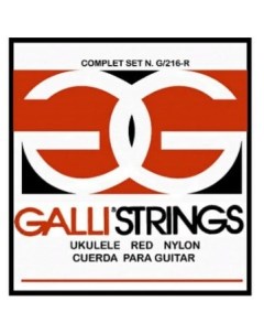 Струны для укулеле G216R Galli strings