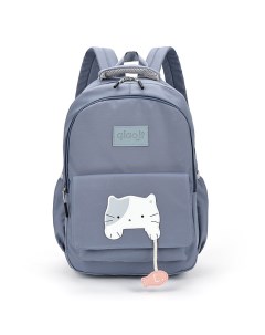 Рюкзак школьный Cat07 для девочки синий Rafl