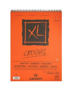 Альбом на спирали для графики XL Croquis 42х59 4см 60 листов Canson