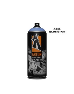 Аэрозольная краска A511 Blue Star 520мл голубой меланж Arton