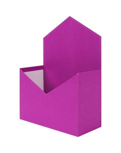 Коробка конверт для цветов 18x24 см цвет розовый Симфония