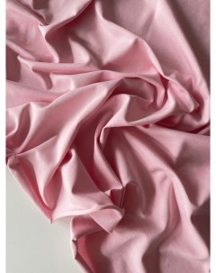 Ткань кулирная гладь с лайкрой отрез 1 м на 1 8 м светло розовый 04033 Mamima fabric