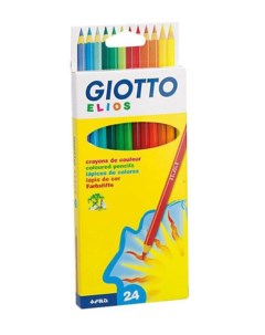 Карандаши полимерные Elios 24 цвета Giotto