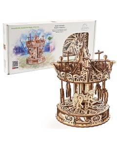 Конструктор 3D пазл Карусель Ugears