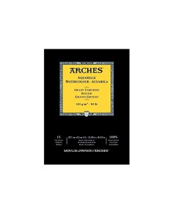 Альбом для акварели 29 7х42 см белый натуральный 15 л Arches