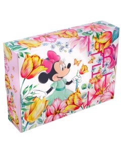 Коробка подарочная складная Цвети 21х15х5см Минни Маус Disney
