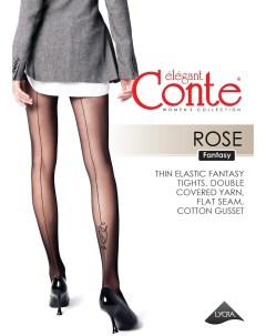 Колготки женские fantasy rose Conte