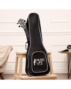 Чехол для укулеле премиум с накладным карманом 67 х 25 х 8 5 см Music life