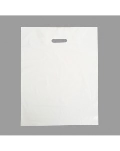 Набор полиэтиленовых пакетов белый 50 60 см 70 мкм набор 10 шт Nobrand