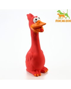 Игрушка пищащая для собак из латекса Пижон