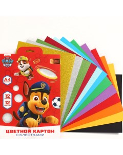 Набор цветного картона Paw patrol