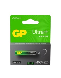 Батарейка Ultra Plus Alkaline 24AUPA21 2CRSB2 1 5V 2шт size АAA Gp