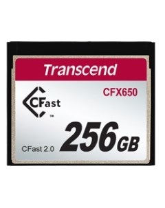 Карта памяти 256GB TS256GCFX650 CFast 2 0 370 Mb s 510 Mb s 4K Transcend
