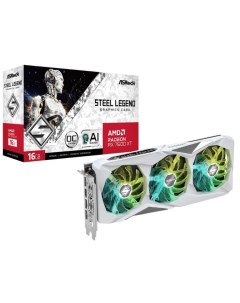 Видеокарта PCI E Radeon RX 7600 XT Steel Legend OC RX7600XT SL 16GO 16GB GDDR6 128bit 6nm 2029 18000 Asrock