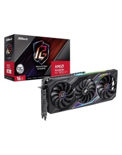 Видеокарта PCI E Radeon RX 7800 XT Phantom Gaming OC RX7800XT PG 16GO 16GB GDDR6 256bit 5nm 1624 195 Asrock