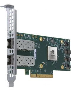 Сетевая карта MCX621102AN ADAT ConnectX 6 Dx EN 25GbE Dual port SFP28 PCIe 4 0 x8 No Crypto Tall Bra Mellanox technologies