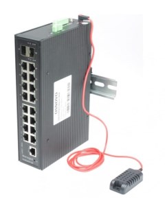 Коммутатор SW 81602 ILS Port 90W 600W промышленный управляемый L2 HiPoE Gigabit Ethernet на 16GE PoE Osnovo