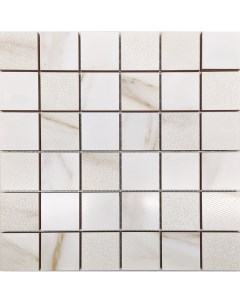 Мозаика керамическая Calacatta Royal 30x30 см цвет белый Азори