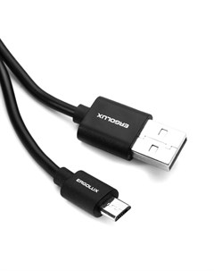 Аксессуар Промо USB Micro USB 2А 1m Black ELX CDC01P C02 Ergolux