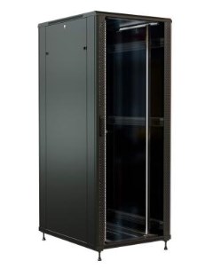 Шкаф серверный WR TT 4288 AS RAL9004 напольный 42U 800x800мм пер дв стекл задн дв стал лист 2 бок па Wrline