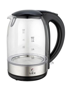 Чайник электрический LXK 3005 1 2200Вт черный Lex