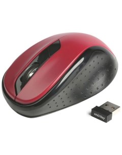 Мышь SBM 597D оптическая беспроводная USB красный и черный Smartbuy