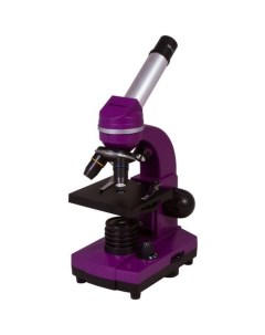 Микроскоп Junior Biolux SEL световой оптический биологический 40 1600x на 3 объектива фиолетовый Bresser