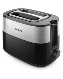 Тостер HD2517 90 черный серебристый Philips