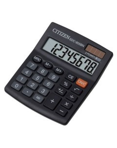 Калькулятор SDC 805BN 8 разрядный черный Citizen