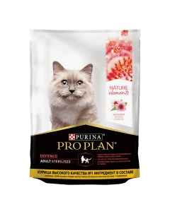 Pro Plan Nature Elements корм для взрослых стерилизованных кошек и кастрированных котов (Курица, 200 г.) Purina pro plan