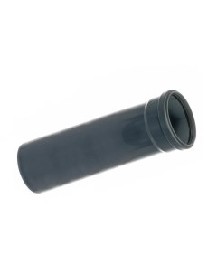 Труба канализационная внутренняя диаметр 50х2000х1 8 мм полипропилен серая Кубаньтехнопласт