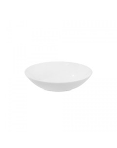 Тарелка суповая стекло 20 см круглая Lillie Q8716 белая Luminarc