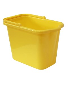 Ведро пластик 9 5 л желтое хозяйственное со сливом М2420 Idea