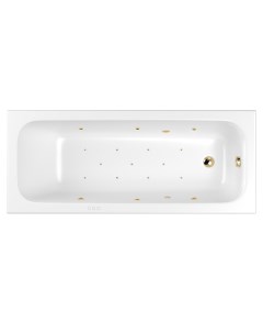 Акриловая ванна Vibe Relax 170х70 золото Whitecross