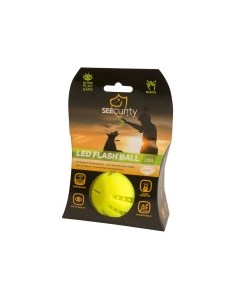 Игрушка для собак интерактивная Мяч светящийся жёлтый 6 3см Бельгия Duvo+