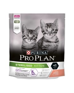 Sterilised Kitten Корм сух лосось д стерилизованных котят 3кг Pro plan