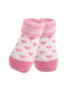 Носки для собак Angel Heart розовые сердечки S Южная Корея Puppia
