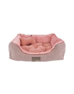 Лежак для собак и кошек Presley розовый 54х47х17см Южная Корея Puppia