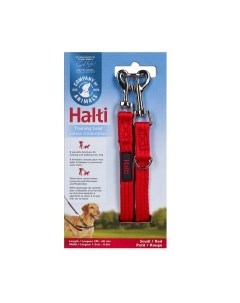 Поводок перестёжка для собак HALTI Training Lead красный 200х1 5см 14140A Coa